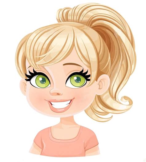 Blonde Ponytail Blonde Ponytail Hair Clipart Ponytail