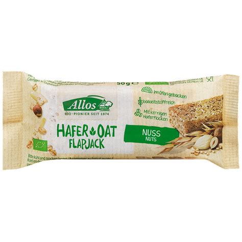 Allos Hafer Flapjack M Sliriegel Nuss