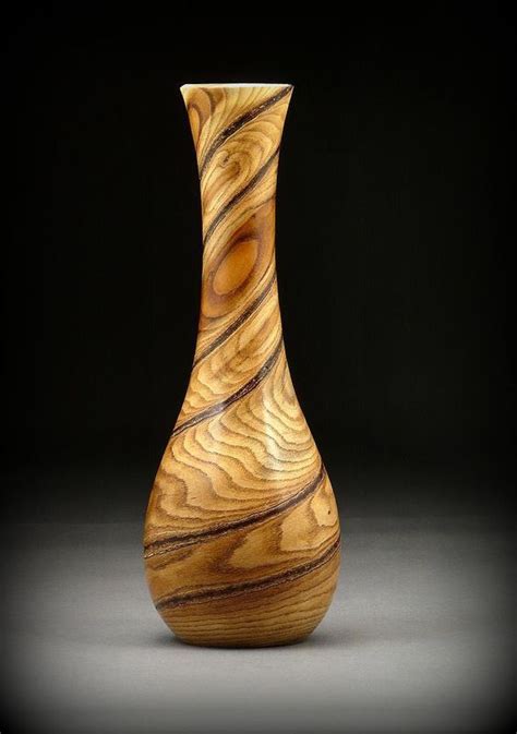 The Twist Bittersweet Vine Wooden Vase BSW117 Wooden Vase Wood