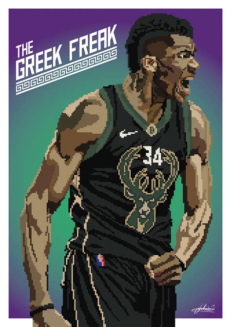 The Greek Freak Giannis Antetokounmpo On Behance