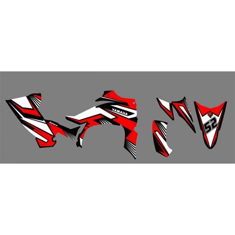 Kit Decoration Fury Red Idgrafix Yamaha Yfz Yfz R Id