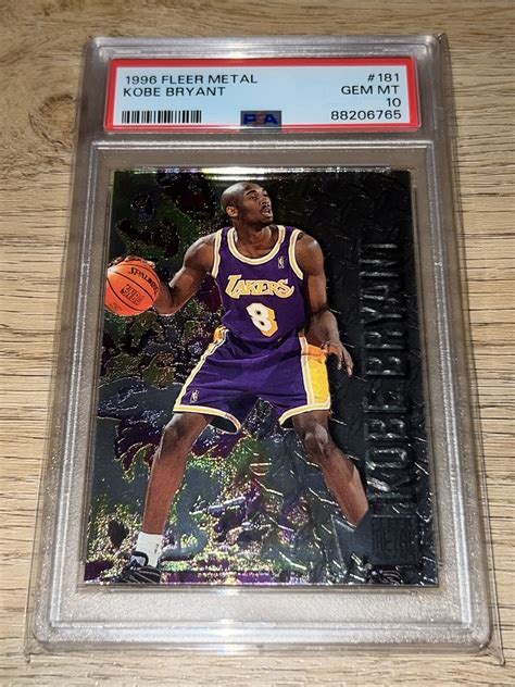 Kobe Bryant 1996 Metal 181 Base Price Guide Sports Card Investor