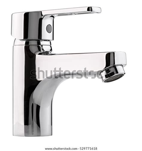 Mixer Cold Hot Water Modern Faucet 스톡 사진 지금 편집