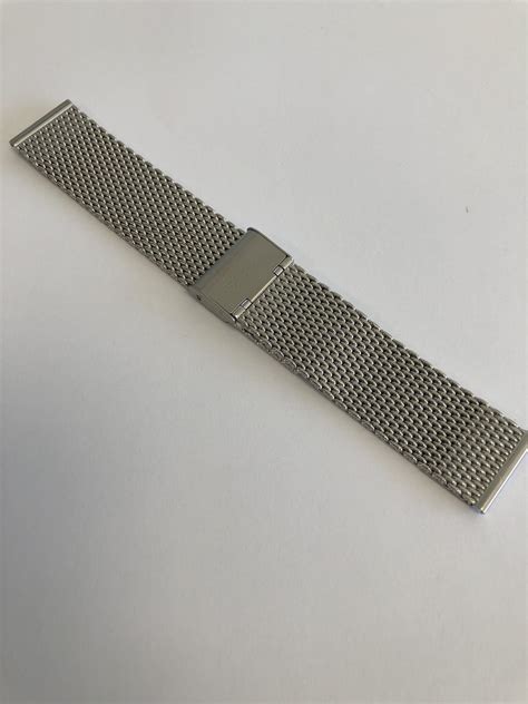 GENUINE SEIKO 5 STAINLESS STEEL 22MM MESH WATCH BRACELET – Total Watch ...