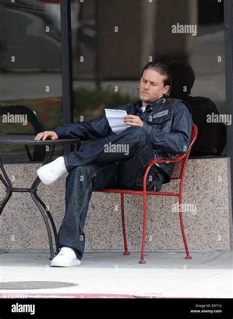 Actor Charlie Hunnam Goes Through His Lines Before Filming A New