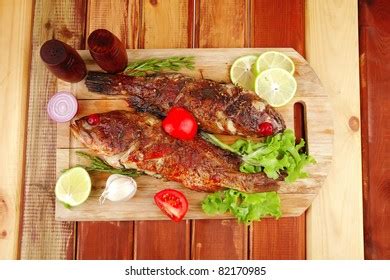 Grilled Fish Side Isolated: Over 3,763 Royalty-Free Licensable Stock ...