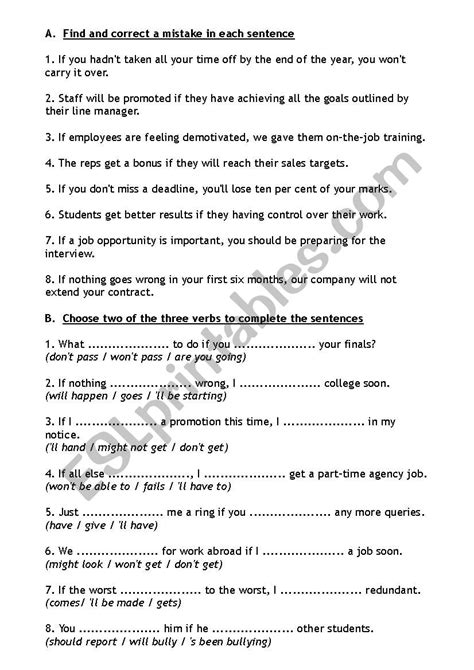 Conditional Statements Worksheet With Answers Zipworksheet