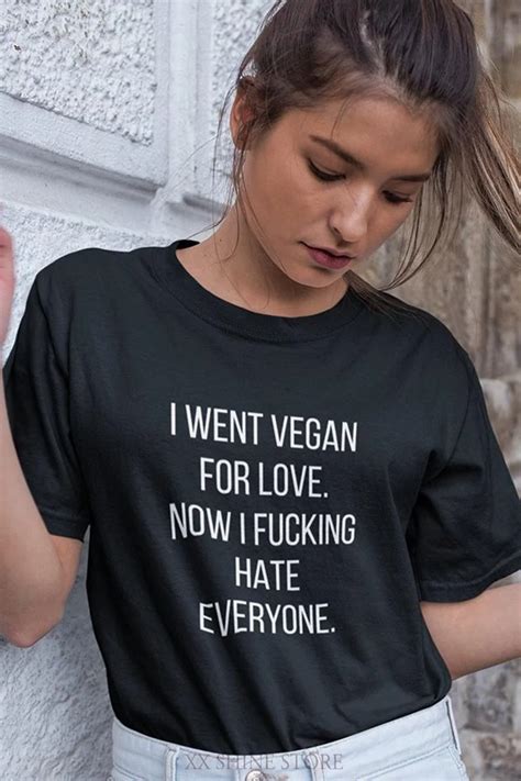 Funny Vegan Shirt With Sayings Quote Shirt Vegan T Shirt Vegan Men