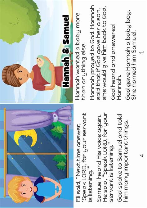 Hannah and Samuel - Free Children's Bible lesson - Trueway Kids