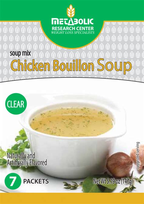 Chicken Bouillon Soup Suplement 7 Pack Weight Loss Mrc