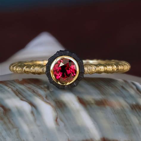 Chroma Single Stone Ruby Ring