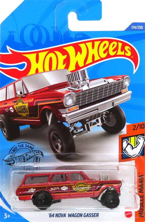 駿河屋 NOVA WAGON GASSER レッド Hot Wheels MUSCLE MANIA GHD
