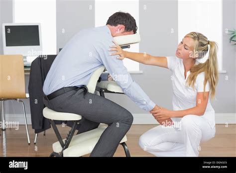 Blonde Female Masseuse With Client Hi Res Stock Photography And Images Alamy