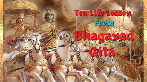 10 Life Lesson From Bhagavad Gita Quotes Of Legendary YouTube