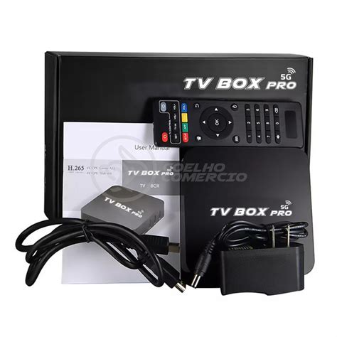 Tv Box Pro Aparelho Android Gb Ram Gb Rom Full Hd K Wifi G