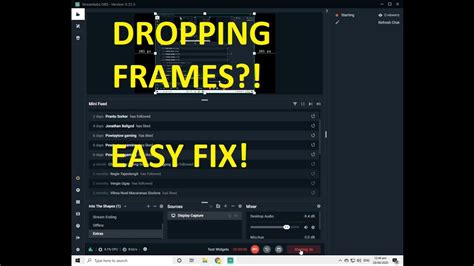 Streamlabs Dropping Frames Easy Fix YouTube