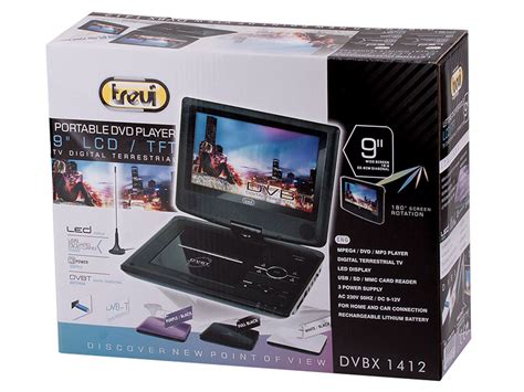 Lettore DVD Portatile 9 Trevi DVBX 1412 Con Decoder DvbT