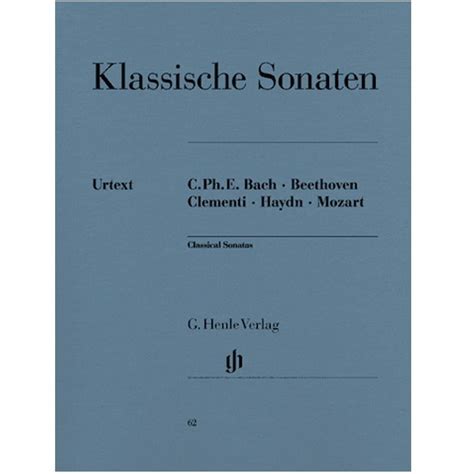 Sonates Classiques Cpe Bach Beethoven Clémenti Haydn Mozart