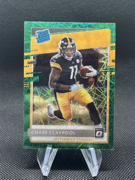 2020 Panini Donruss Optic Rated Rookies Green Prizm 177 Chase