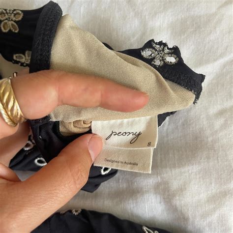 Peony Swim Bikini Set Bottoms Are A Size And Top Depop