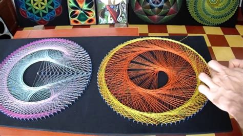 String Art Triple Circular Tercer Circulo Youtube