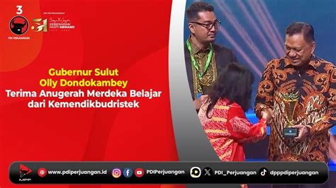 Gubernur Sulawesi Utara Olly Dondokambey Terima Anugerah Merdeka