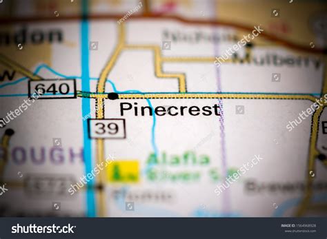 Pinecrest Florida Usa On Map Stock Photo 1564968928 | Shutterstock