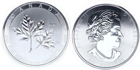 Kanada Maple Leaf 10 Unzen Silber 50 Dollars Canada Maple Leaf 10