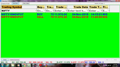 Rs Profit In Nifty Saga Contra Trading