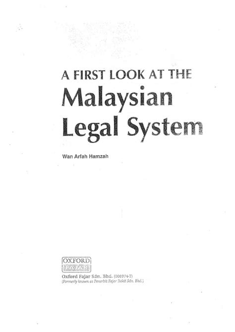 Islamic Law In Chapter Of A First Look At The Malaysian Legal