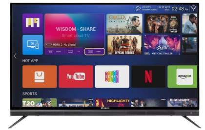 Shinco S55QHDR10 55 Inch Ultra HD 4K Smart LED TV Price In India 2024