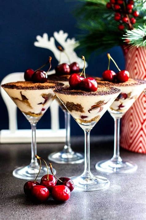 Vegan Christmas Tiramisu With Kirsch And Cherries Vegan Christmas Recipes Healthy Holiday