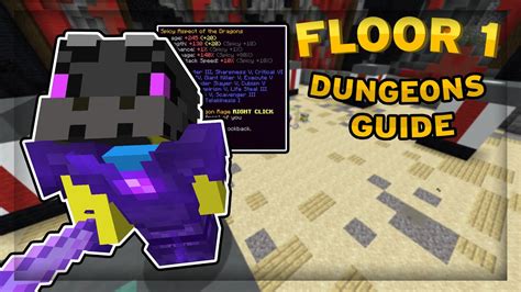 Hypixel Skyblock How To Beat Floor 1 In Dungeons Tutorial Youtube