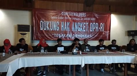 Dahsyat Kader Pdip Se Jabodetabek Kumpul Sepakat Dorong Hak Angket