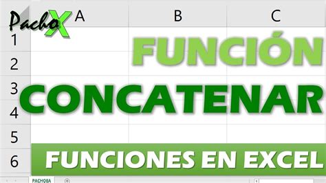 Cómo usar fácilmente la función CONCATENAR en EXCEL Ejercicio