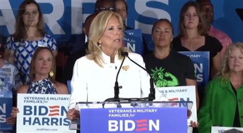 First Lady Jill Biden Stumps In Wilmington For The President