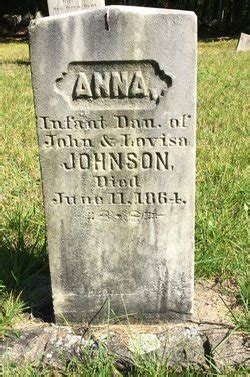 Anna Johnson M Morial Find A Grave