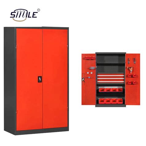 Smile Steel Lockable Cabinet Metal Garage Cabinet Tool Cabinets With