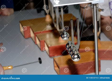 Pulse Pendulum Physical Experiment Stock Image Image Of Push Swing