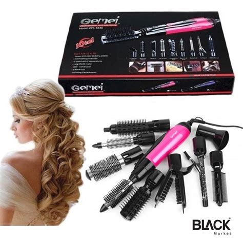 Gemei In Hot Air Styler Gm Professional Dc Motor Hair Dryer Hair Styler For Salon