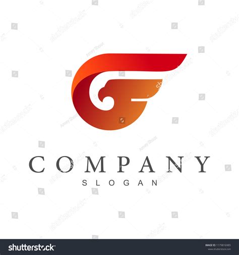 Eagle Logo Letter G Letter G Eagle Logo Royalty Free Stock Vector