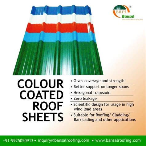 Jsw Color Coated Roofing Sheet For Industries Mm Thickness Of