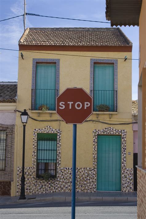 Fotos Gratis Arquitectura Casa Pueblo Fachada Propiedad Azul