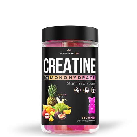 Creatine Monohydrate Gummy Bears Low-Sugar – Perpetua.Life