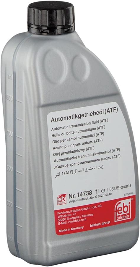 febi bilstein 14738 Automatikgetriebeöl ATF gelb 1 Liter Amazon de Auto