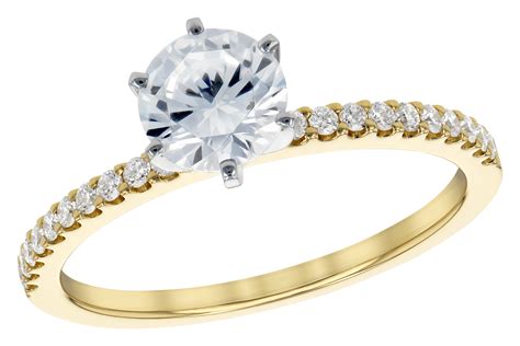 14 Karat Yellow Gold Diamond Semi-mount Ring – Merkley Kendrick Jewelers