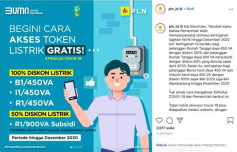 Cara Dapat Token Listrik Gratis November 2020 Sudah Tahu