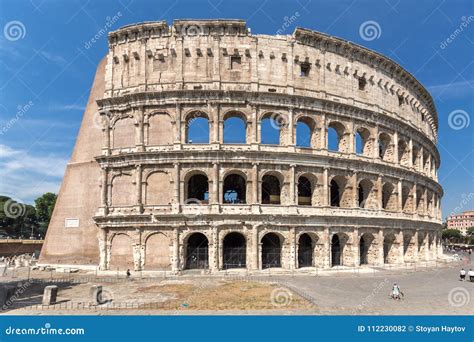 Ancient Arena of Gladiator Colosseum in City of Rome, Italy Editorial ...