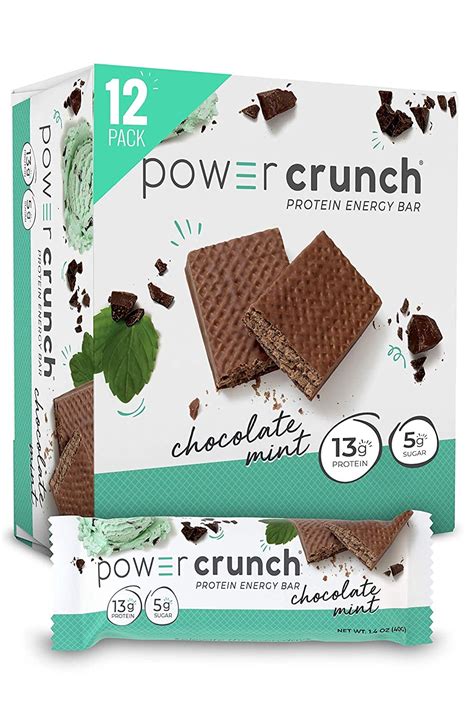 Power Crunch Mint Bar Nutrition Facts