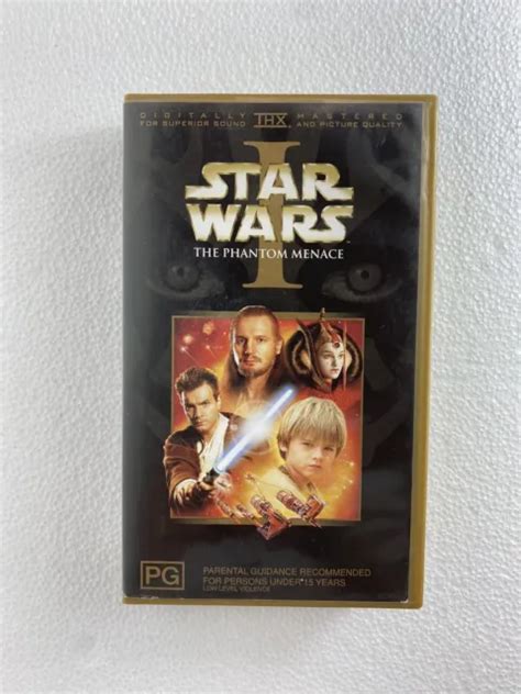 STAR WARS THE Phantom Menace VHS 15 10 PicClick UK